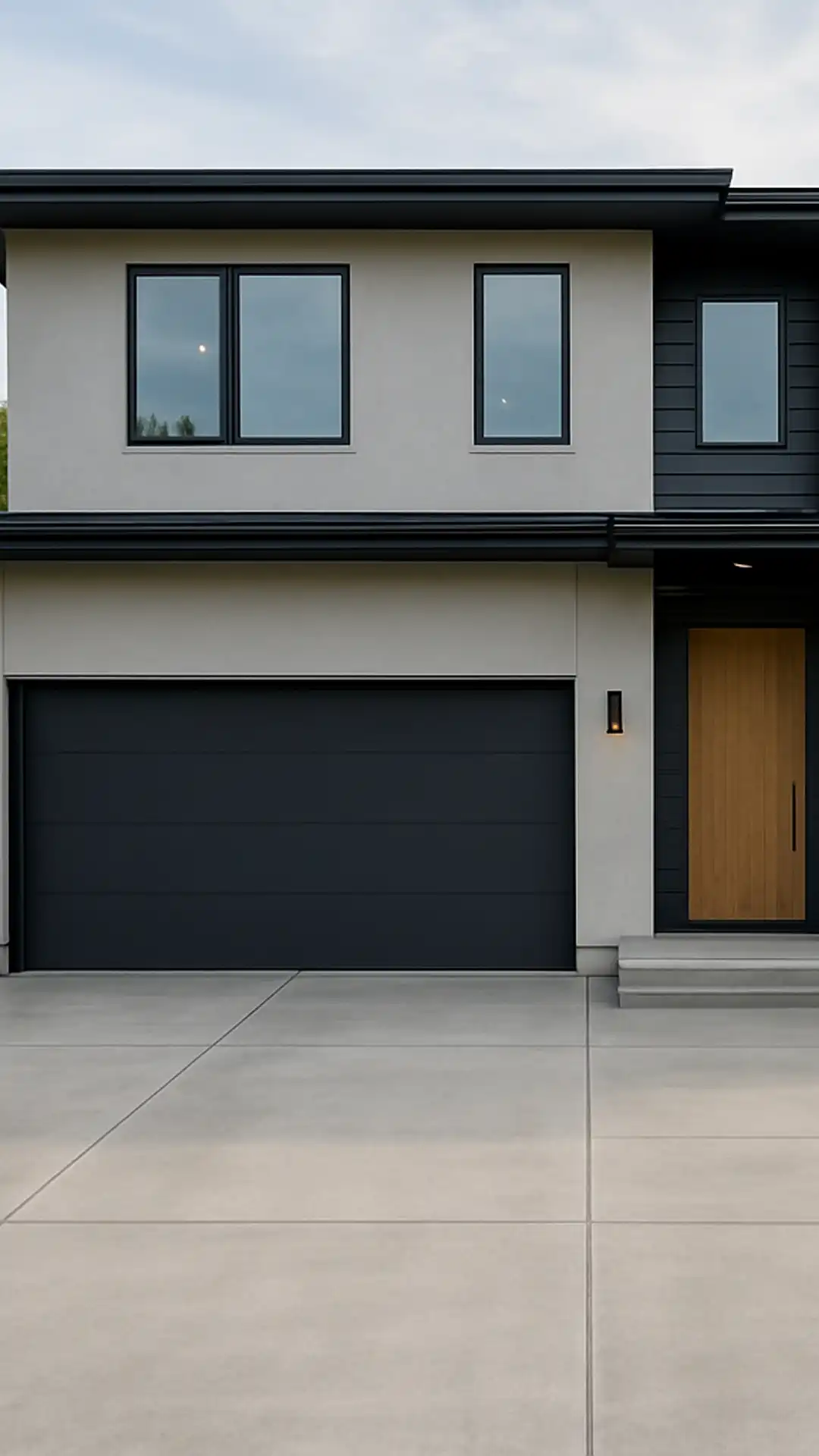 exterior home improvement driveway project